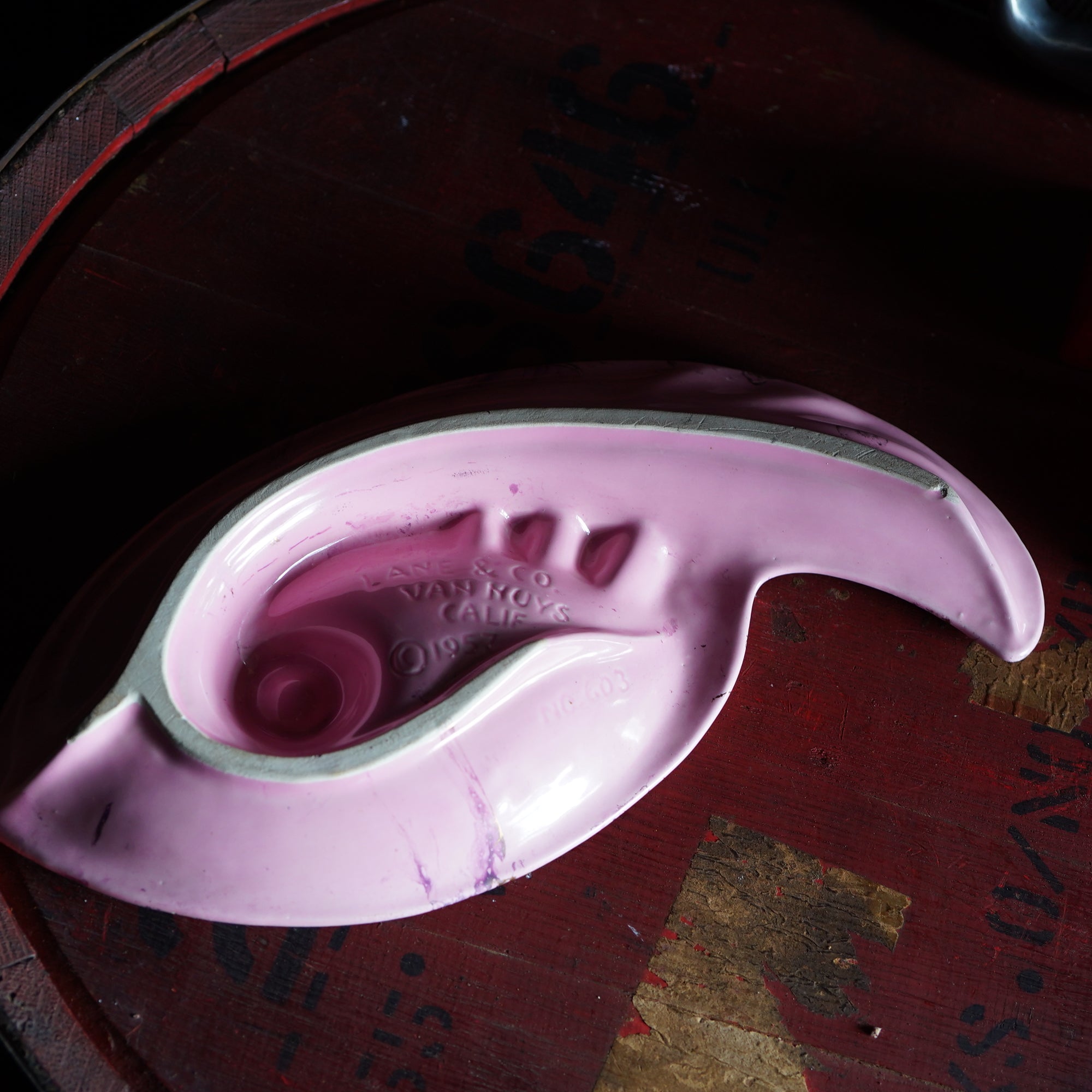 1950's ピンク ブーメランシェイプ アッシュトレイ – SK OLDIES