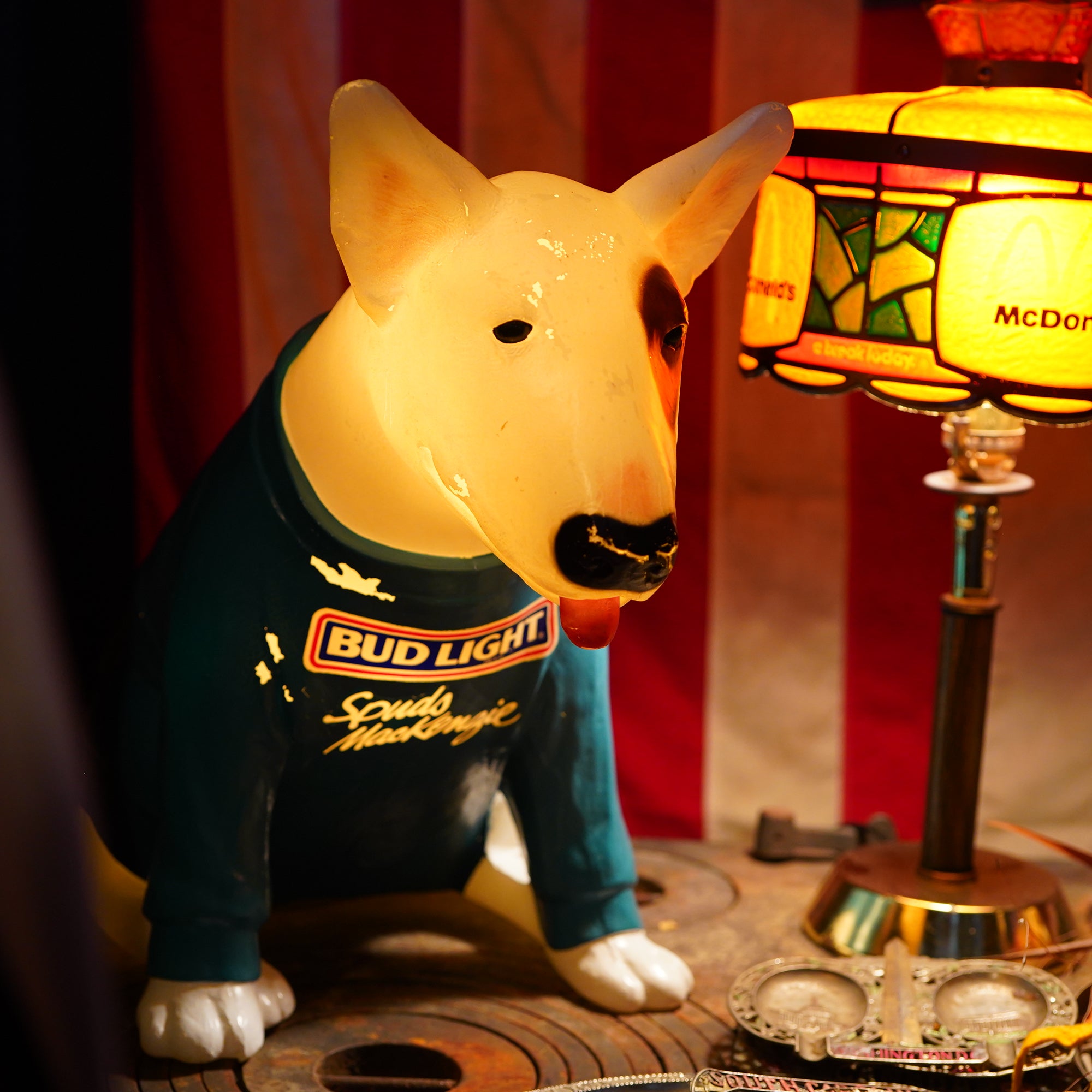 1987 Bud Light Spuds Mackenzie ランプ ライトサイン – SK OLDIES