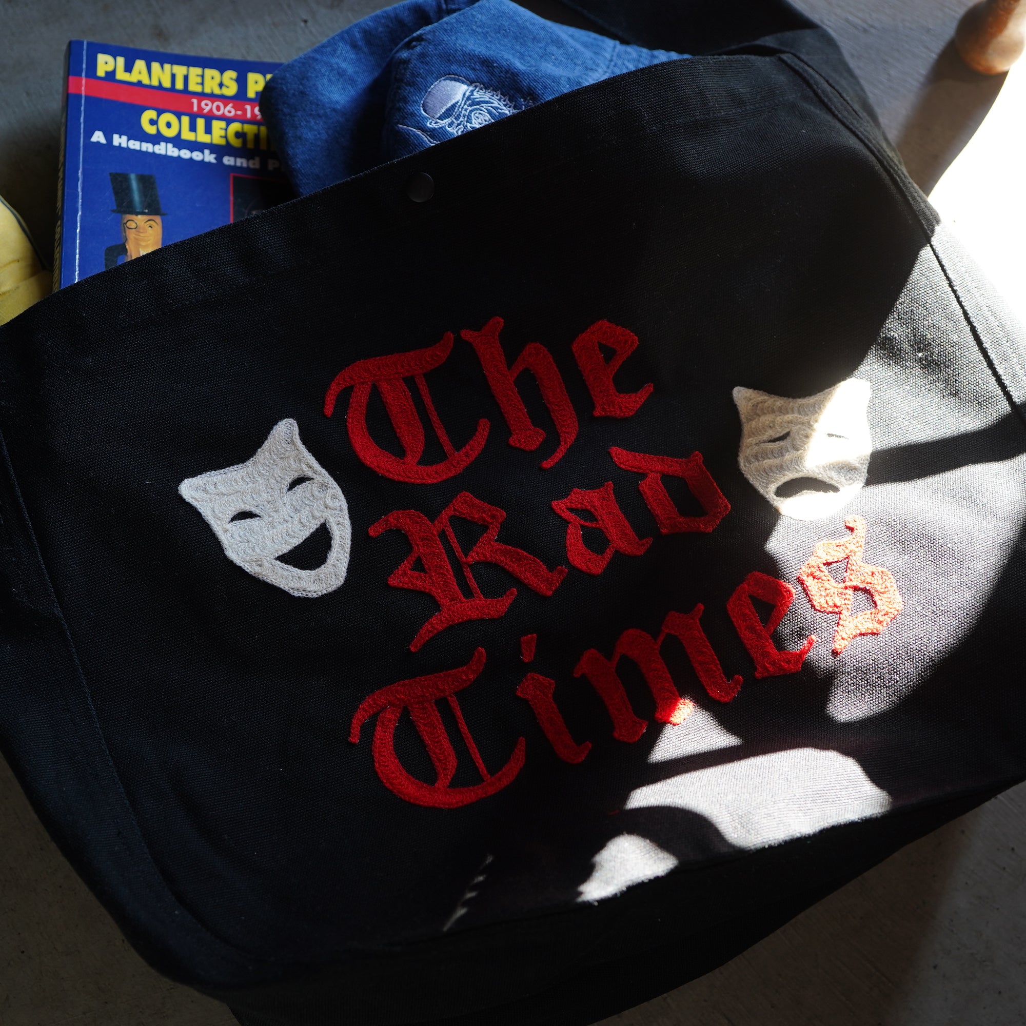 SK OLDIES チェーンステッチ ニュースペーパーバッグ 