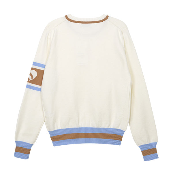 エリーVネック ニットセーター（ホワイト） – SOMUA CLUB