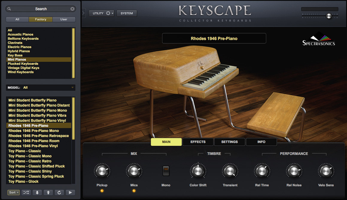 ソフト音源 「Keyscape」 | SONICWIRE