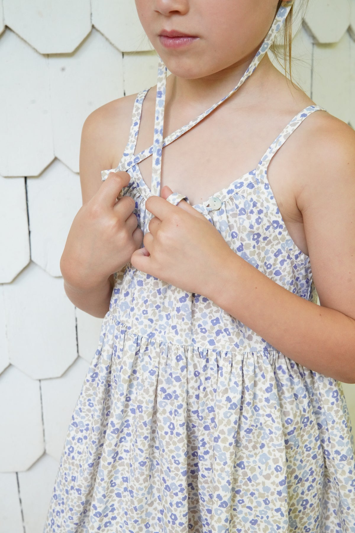 Birdie Tunic, Menagerie Print, Blueberry – Soor Ploom