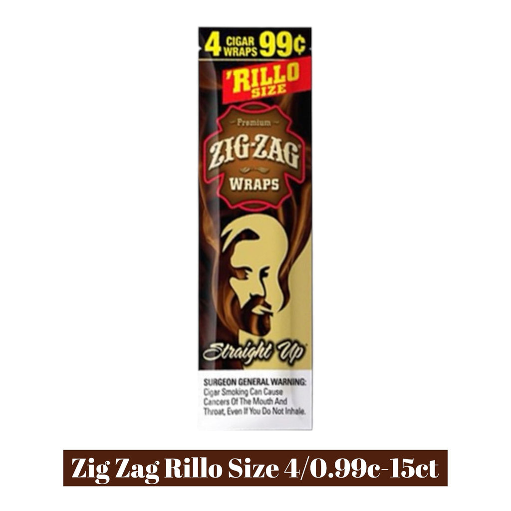 Zig Zag Rillo Size 4/0.99c-15ct | SoCAL Distro LLC