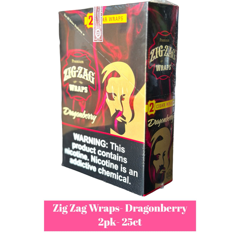 Zig Zag Wraps 2pk- 25ct | SoCAL Distro LLC