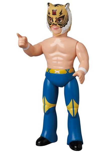 ソフビ・ファイティングシリーズ ソフビ 初代タイガーマスク（青