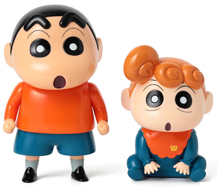 SOFVIPSの「野原しんのすけ & 野原ひまわり」が「BEAMS限定カラー