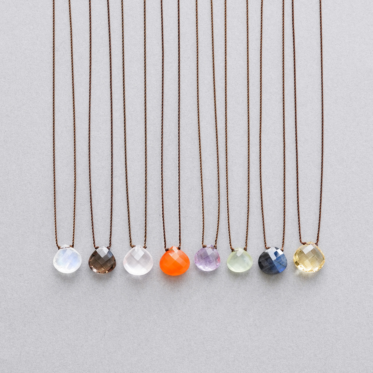 Faceted Stone Necklace (Margaret Solow) - SOURCE objects（ソウス