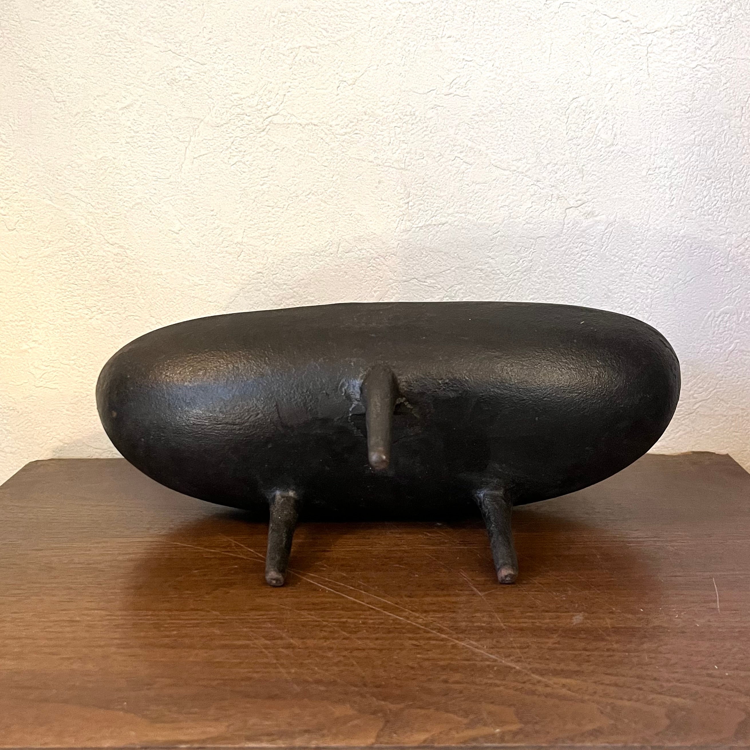 南部鉄器【三つ足水盤】馬場忠寛 花器 鋳物 鋳造 ヴィンテージ 伝統