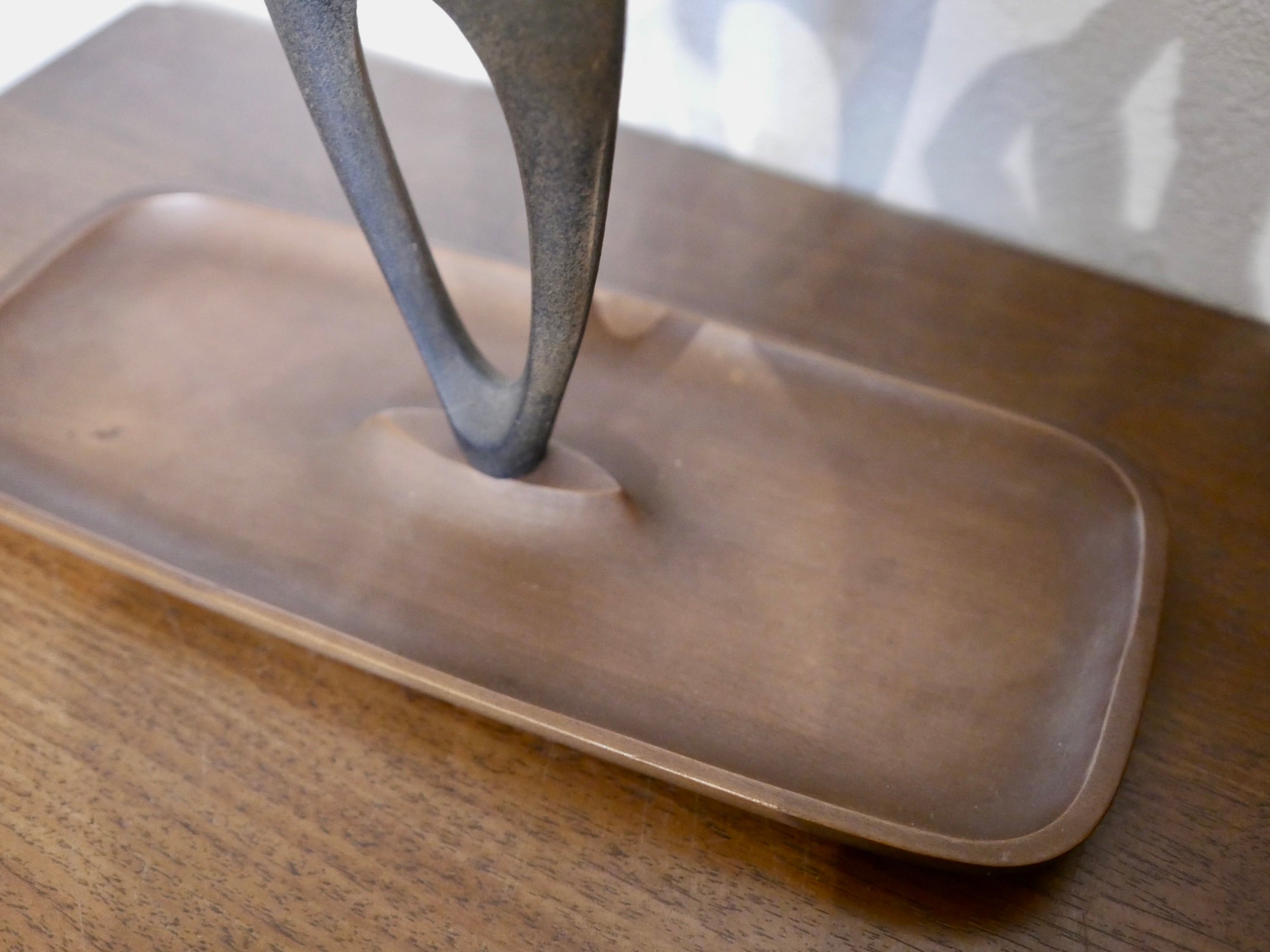 南部鉄器【ルームフレンド】鹿のトレイ 馬場忠寛 70年代 ヴィンテージ