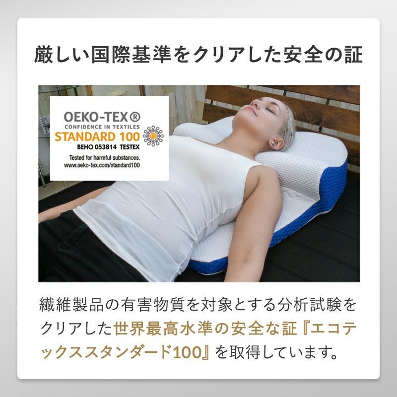 背中から支えるマットレスピロー ［ブルーブラッド Mitra（ミトラ