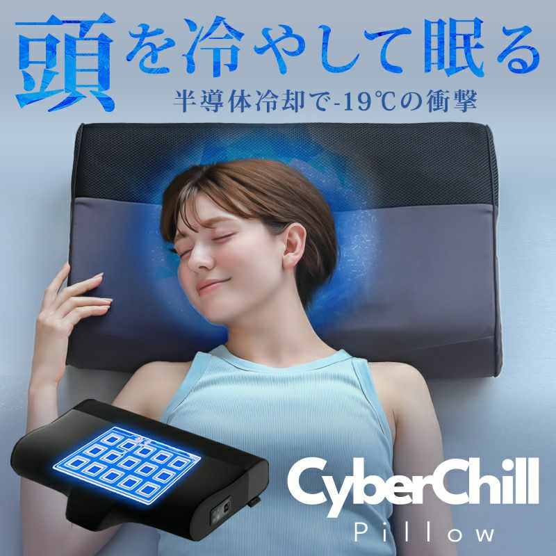 半導体ひんやり枕 ［Cyber Chill Pillow（サイバーチルピロー