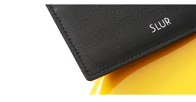 SLUR スラー エナメル二つ折り財布 volanteヴォランテ 【4月23日頃出荷