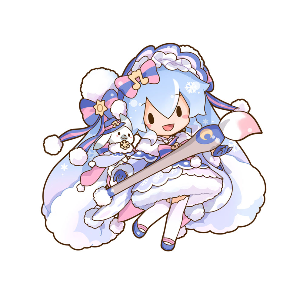 グッズ]雪ミク2023 ふわぷち どでかジャンボぬいぐるみ｜SNOW MIKU 2023