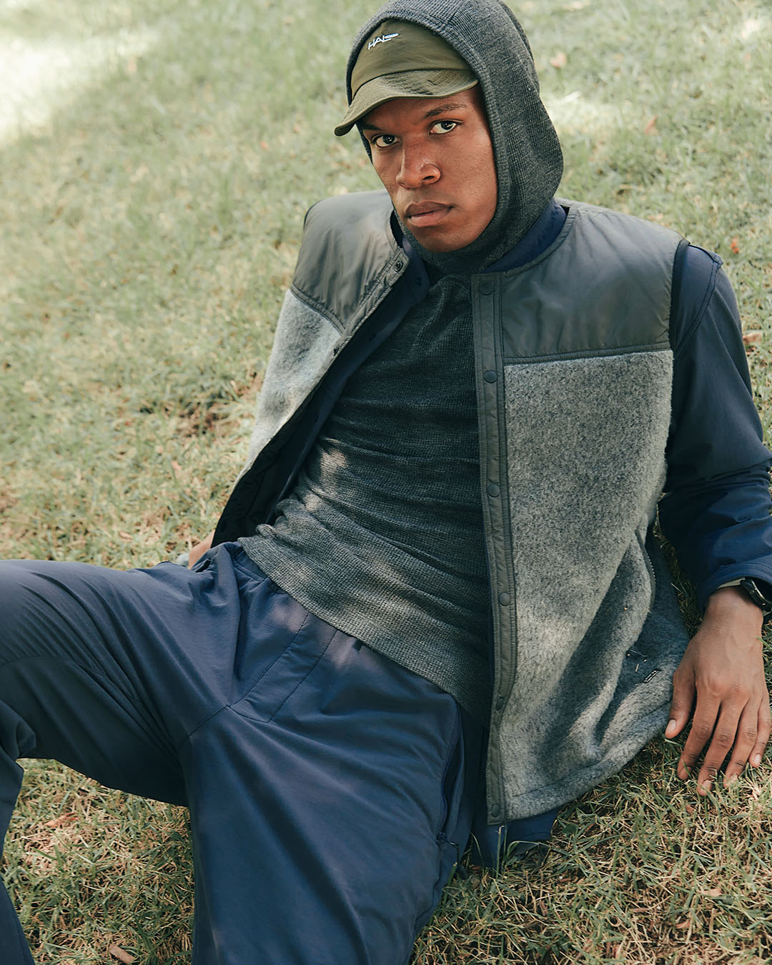 OUTLET】JP ウールフリース クルーネック リバーシブル ベスト(ユニ