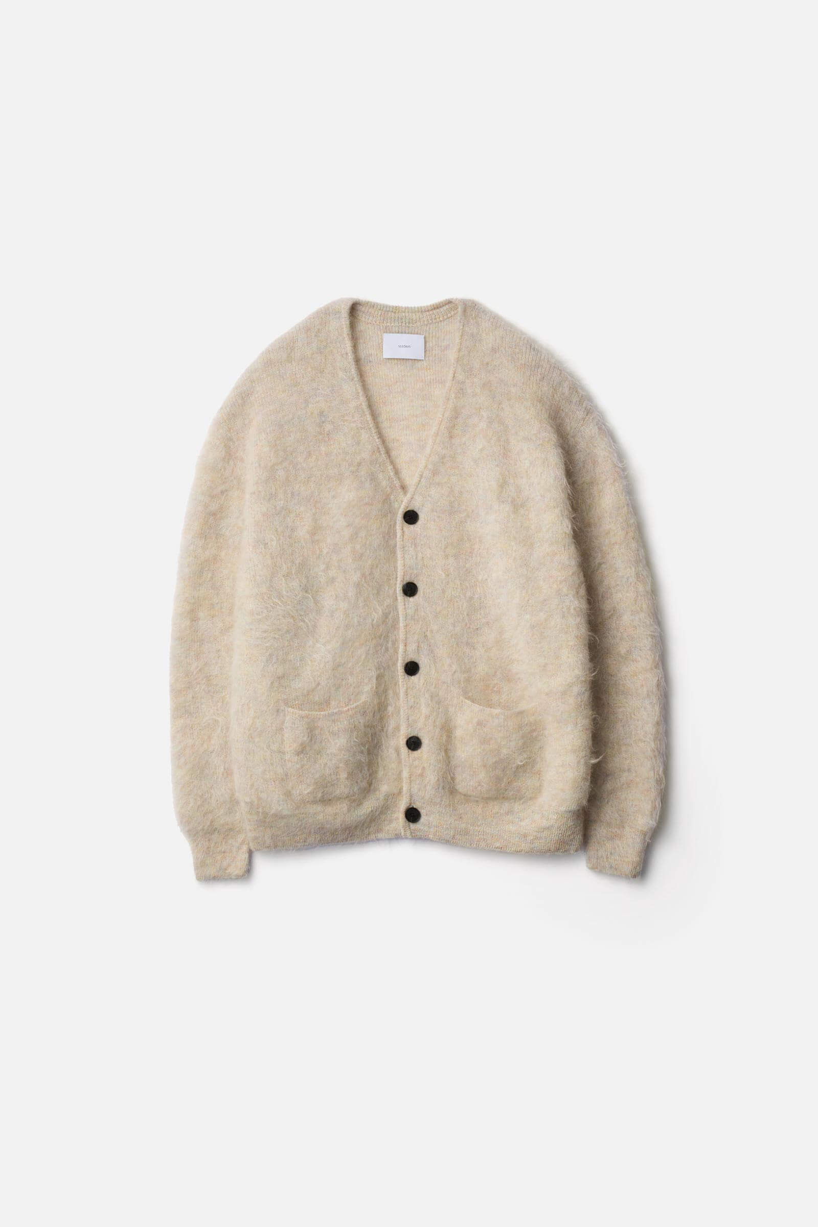 KID MOHAIR KNIT V NECK CARDIGAN – ssstein