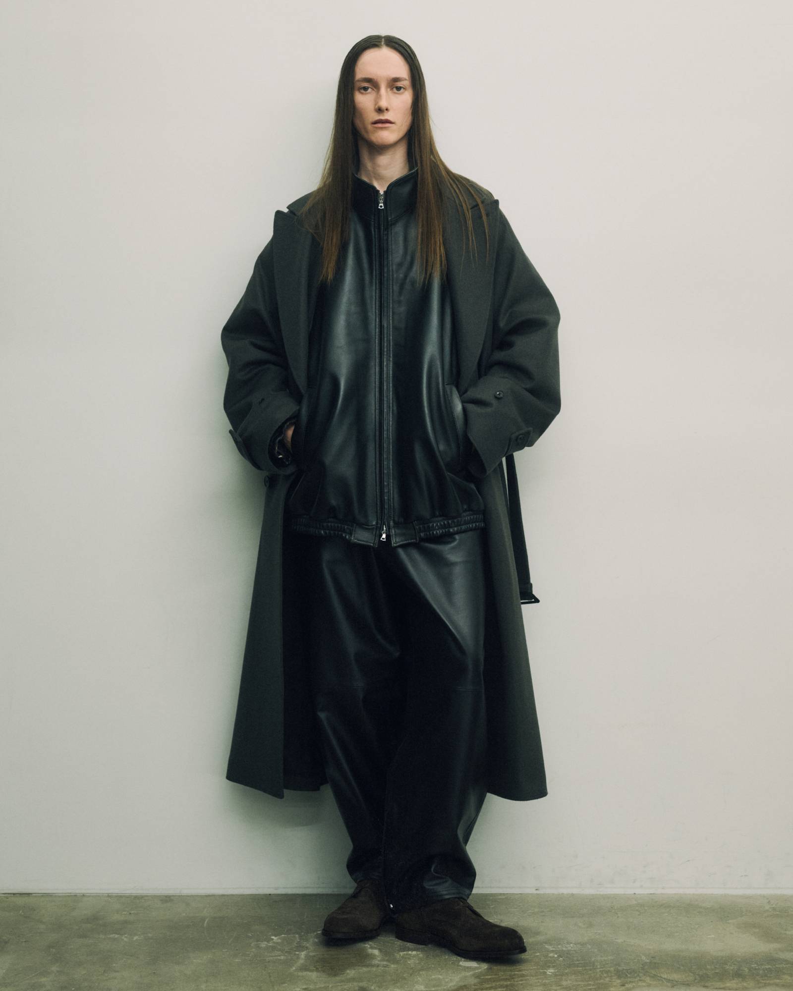 パンツ stein 25AW WOOLFLANNEL LONG WIDETROUSERS 25AW LOOK – ssstein