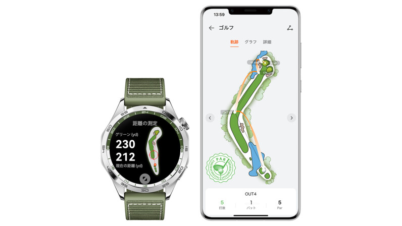 新たにゴルフナビ機能が搭載！話題の「HUAWEI WATCH GT 4」を解説