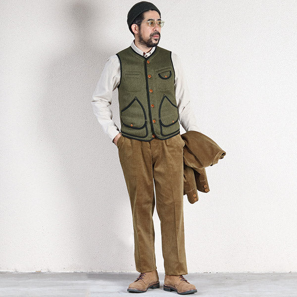 BRIDGEPORT / OUTDOOR STYLE HUNTING VEST / OLIVE GRAIN — SPEEDWAY