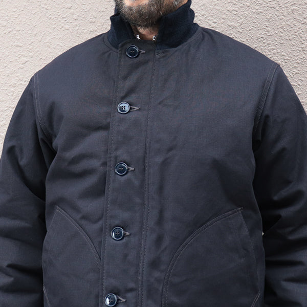 CIVILIAN DECK JACKET / COTTON DUCK DRY FINISH / DARK NAVY — SPEEDWAY
