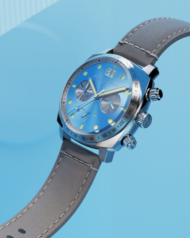 Sky Blue | Hull Chronograph – Spinnaker Watches