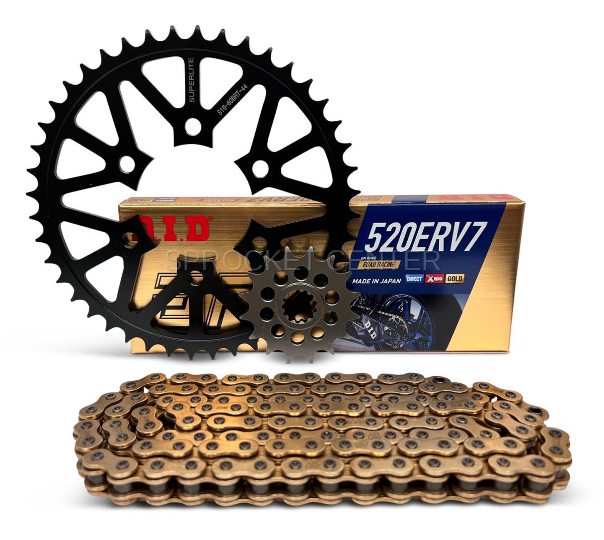 KAWASAKI ZX-6R Ninja ('07-18) SUPERLITE RST Sprocket Set with 520