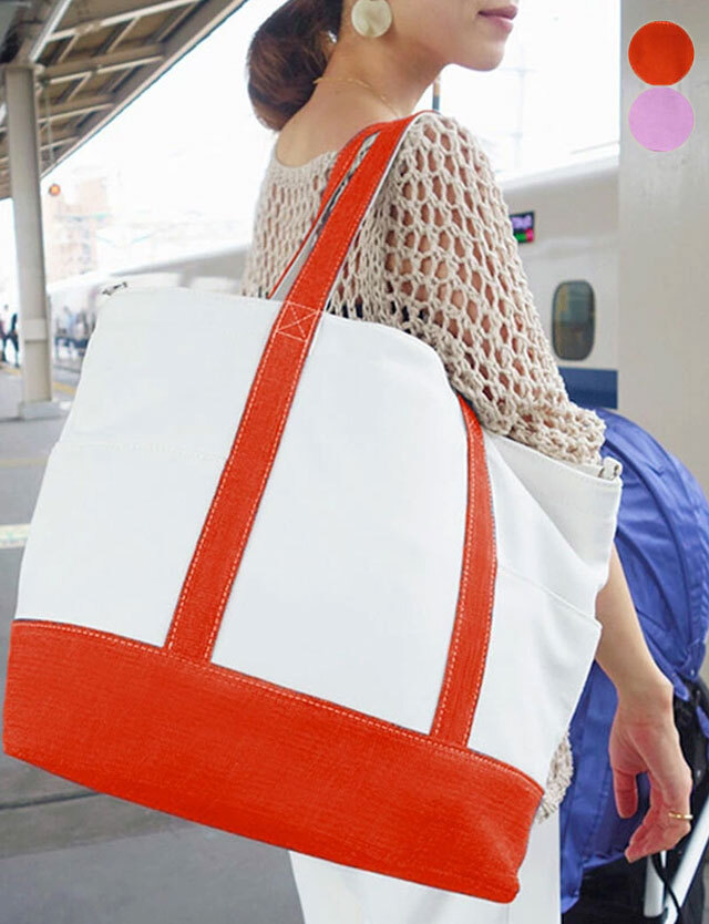 キャンバストートバッグ シェレーヌ ガーデントート クラッチポーチ