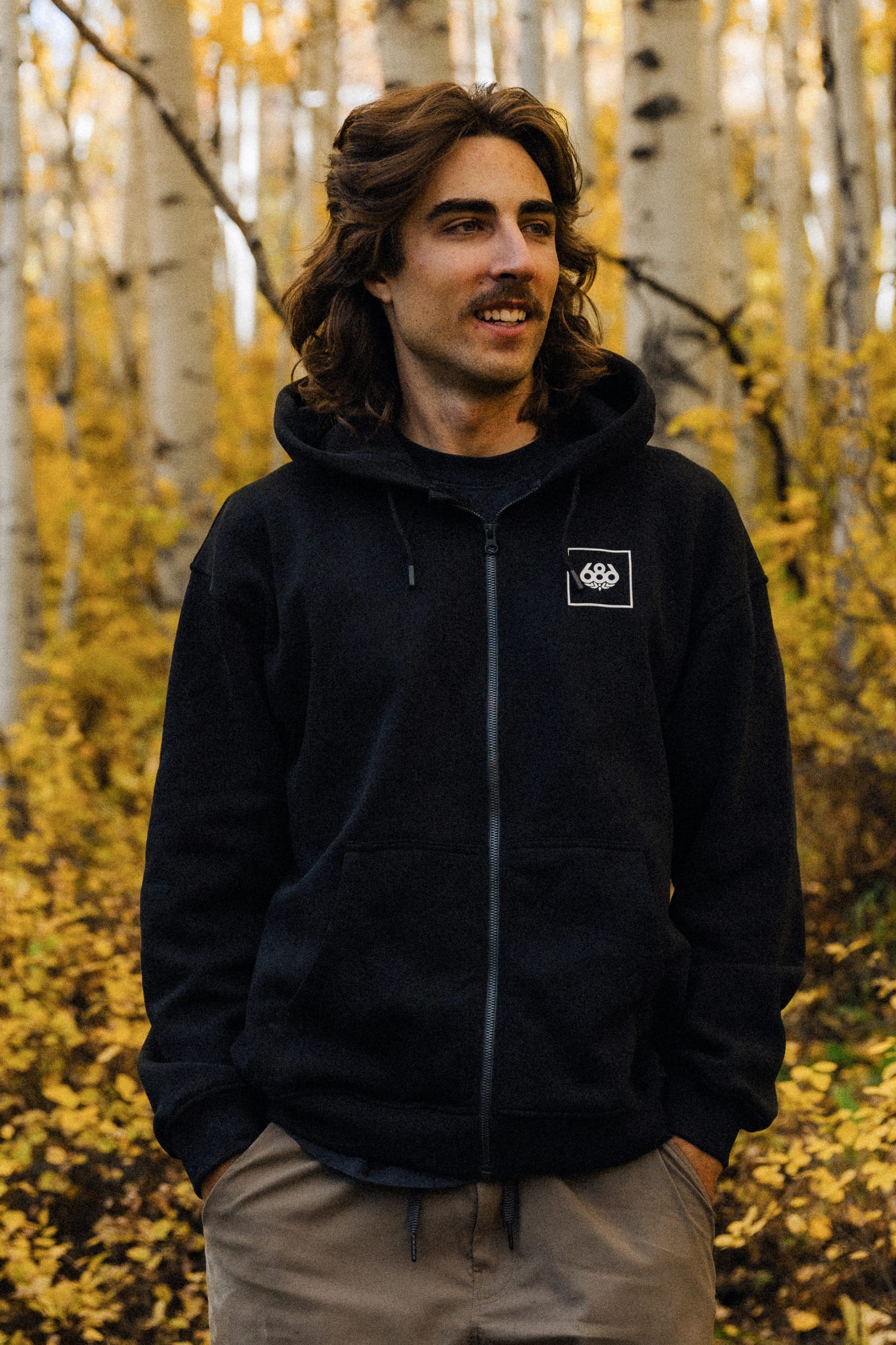 686 Enterprises Knockout Script Premium Heavyweight Zip Hoody