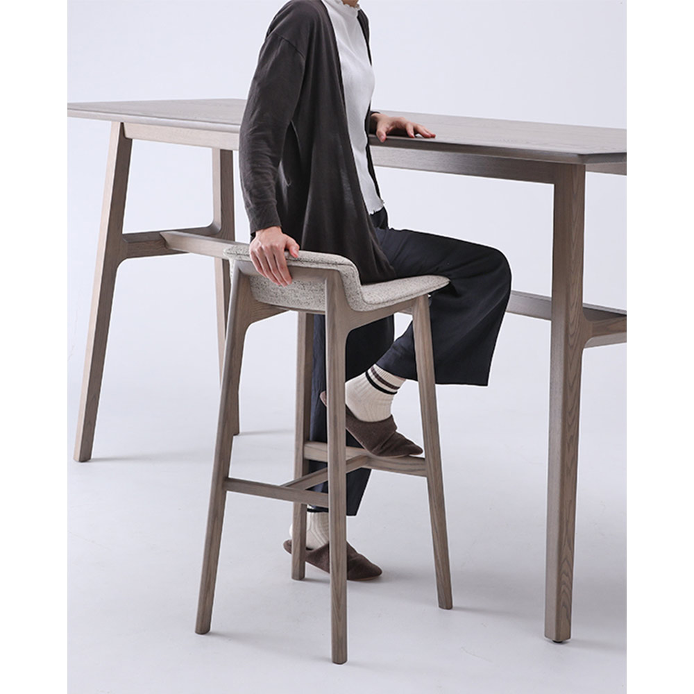 CondeHouse キュウ ハイスツールH 北海道タモGY / カンディハウス