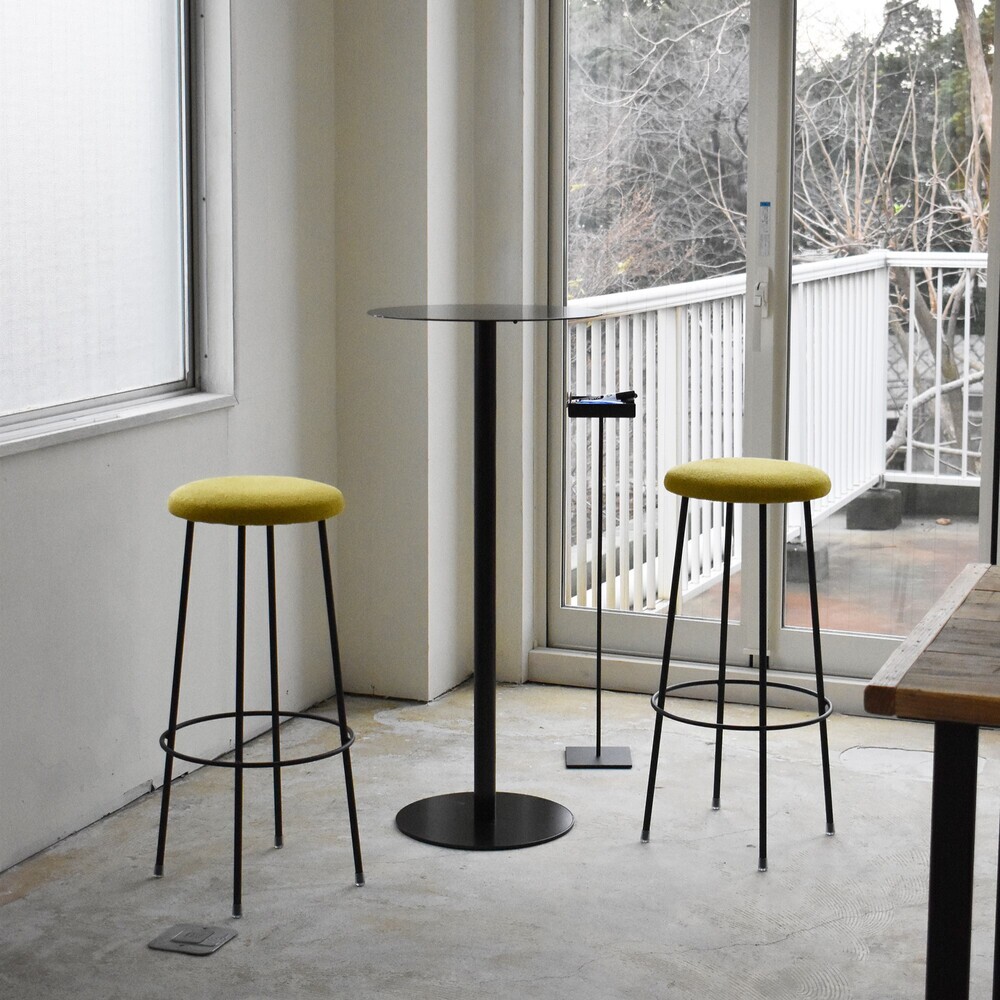 Nハイスツール WHITE | SUGIYAMA | Japanese Minimalist Solid Iron