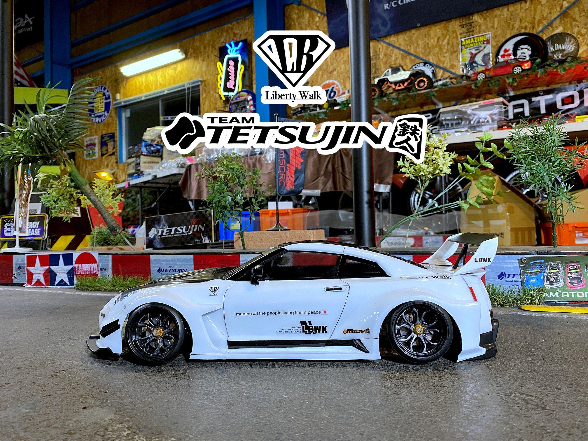 Nissan Skyline R35 Liberty Walk LB WORKS Silhouette 1-10 Body Set