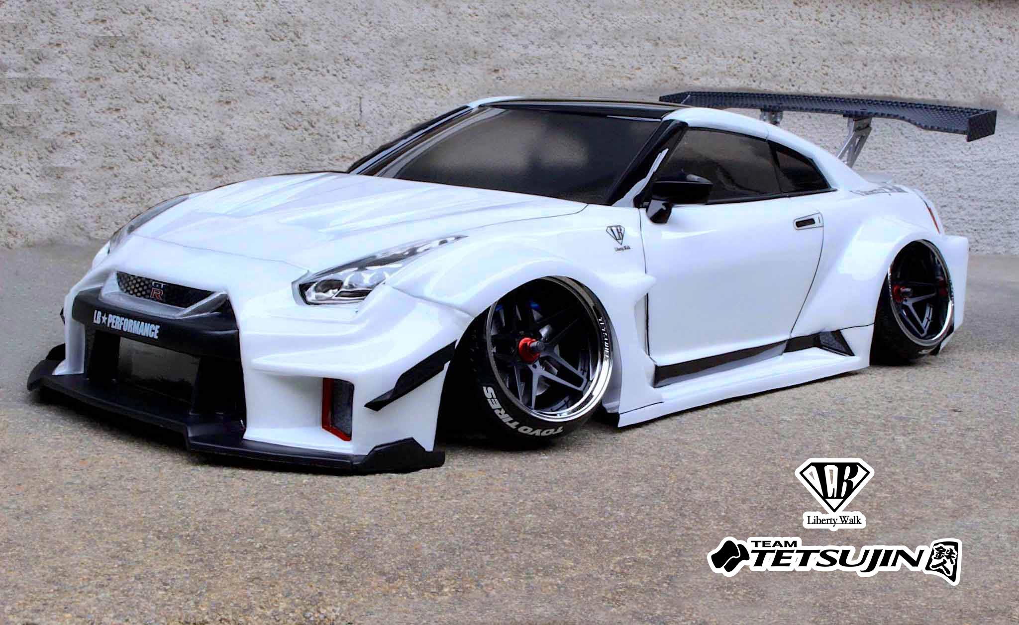 Nissan Skyline R35 Liberty Walk LB WORKS Silhouette 1-10 Body Set