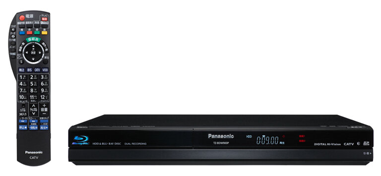 ブルーレイ搭載録画機能付チューナー（TZ-BDW900P）の設定・使い方