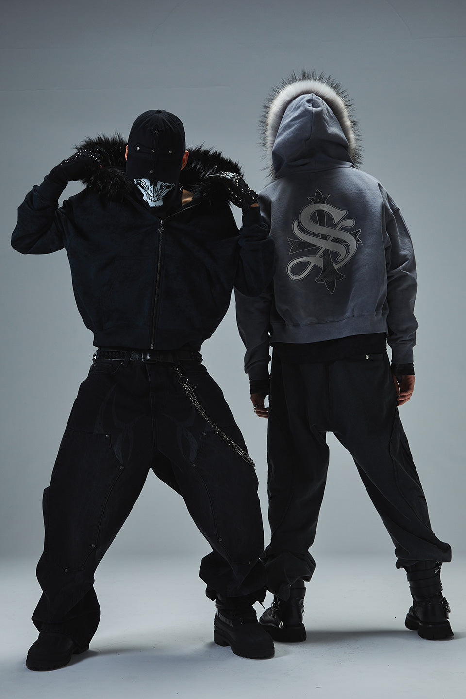 Faux Fur Cross Zip Hoodie｜SUPPLIER｜フーディー