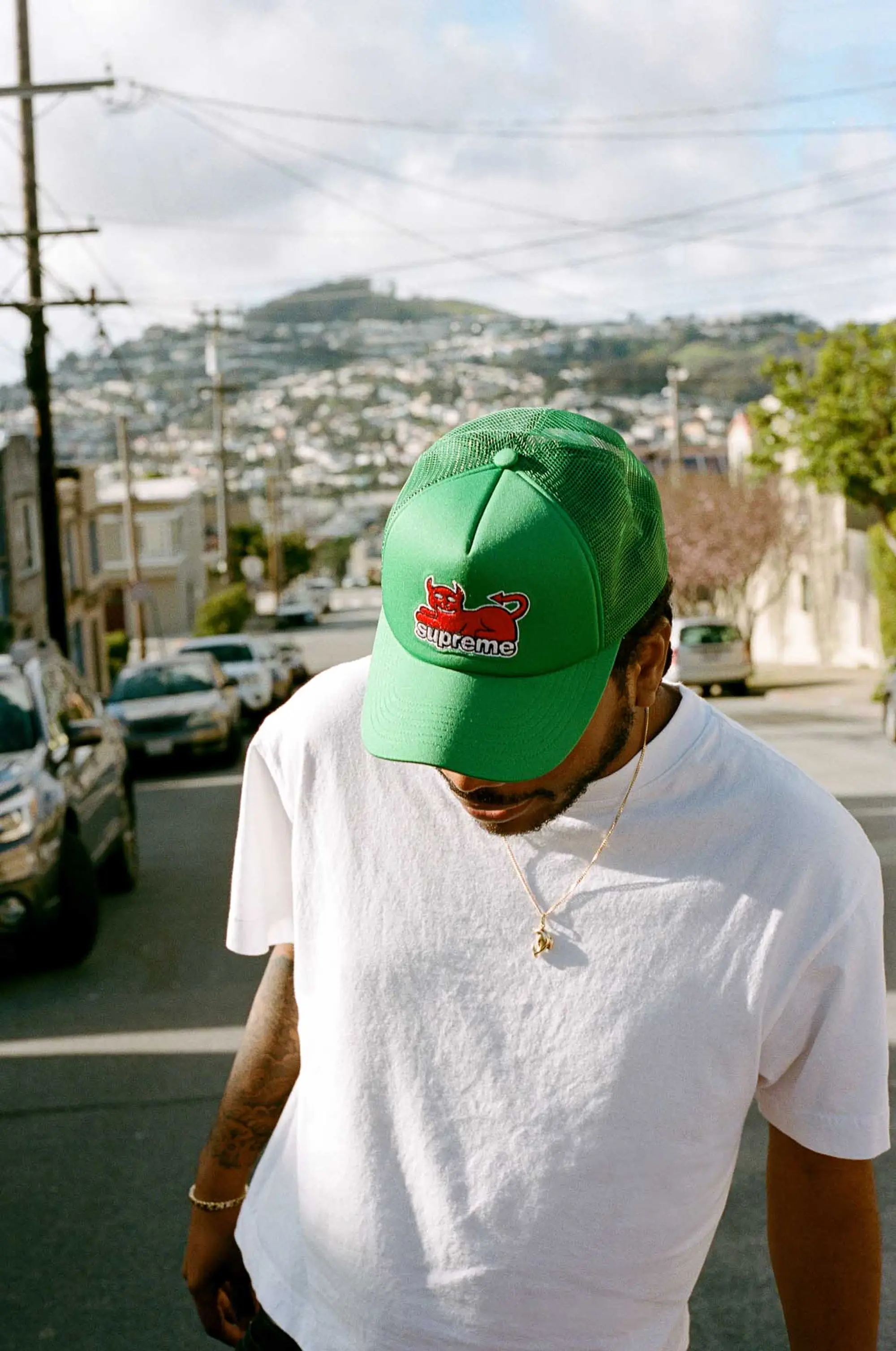 Supreme/Toy Machine Mesh Back 5-Panel | Supreme 24ss