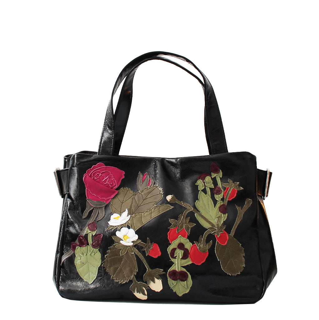 Susannah Hunter スザンナハンター ハンドバッグ 花柄 レザー