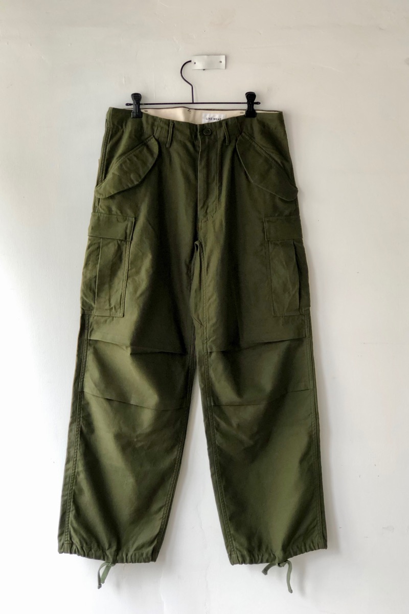 YAECA LIKE WEAR メンズ M-51 フィールドパンツ - SUSCON + RUSTIC