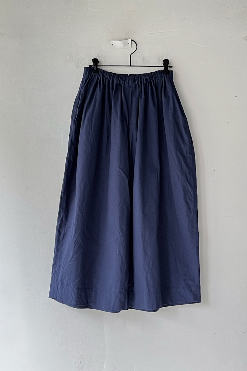 ゴーシュ コットンオックス ワイドキュロットパンツ - SUSCON + RUSTIC