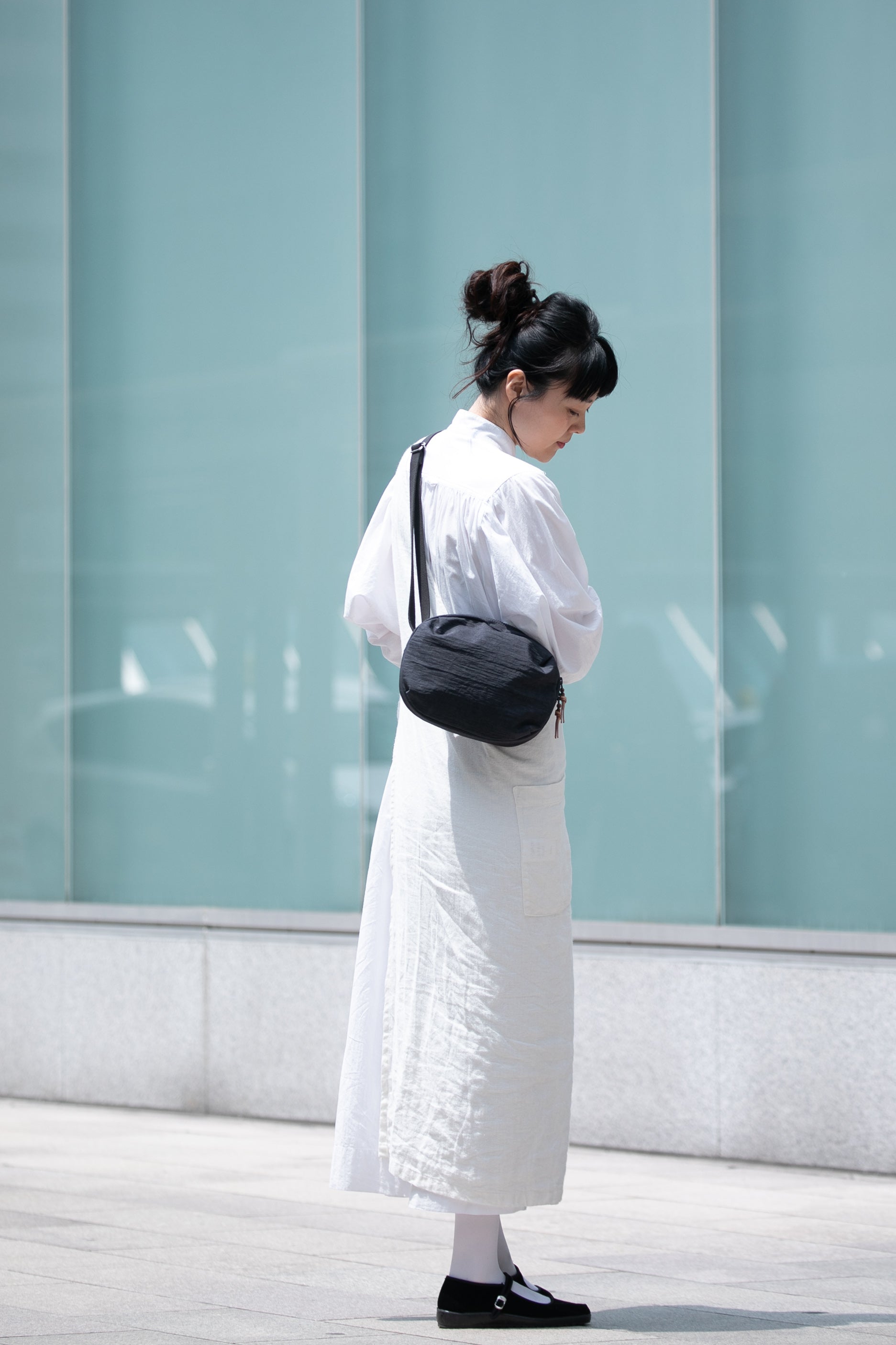 NIZYU KANO FUKUI SIWAナイロンボディバッグS