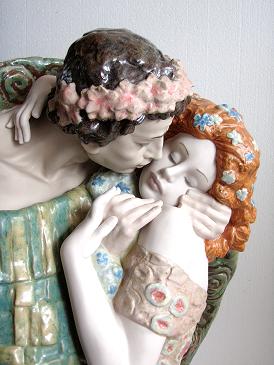 リヤドロ】【接吻】【限定品1000体】【クリムトシリーズ】【1871】【絶版】