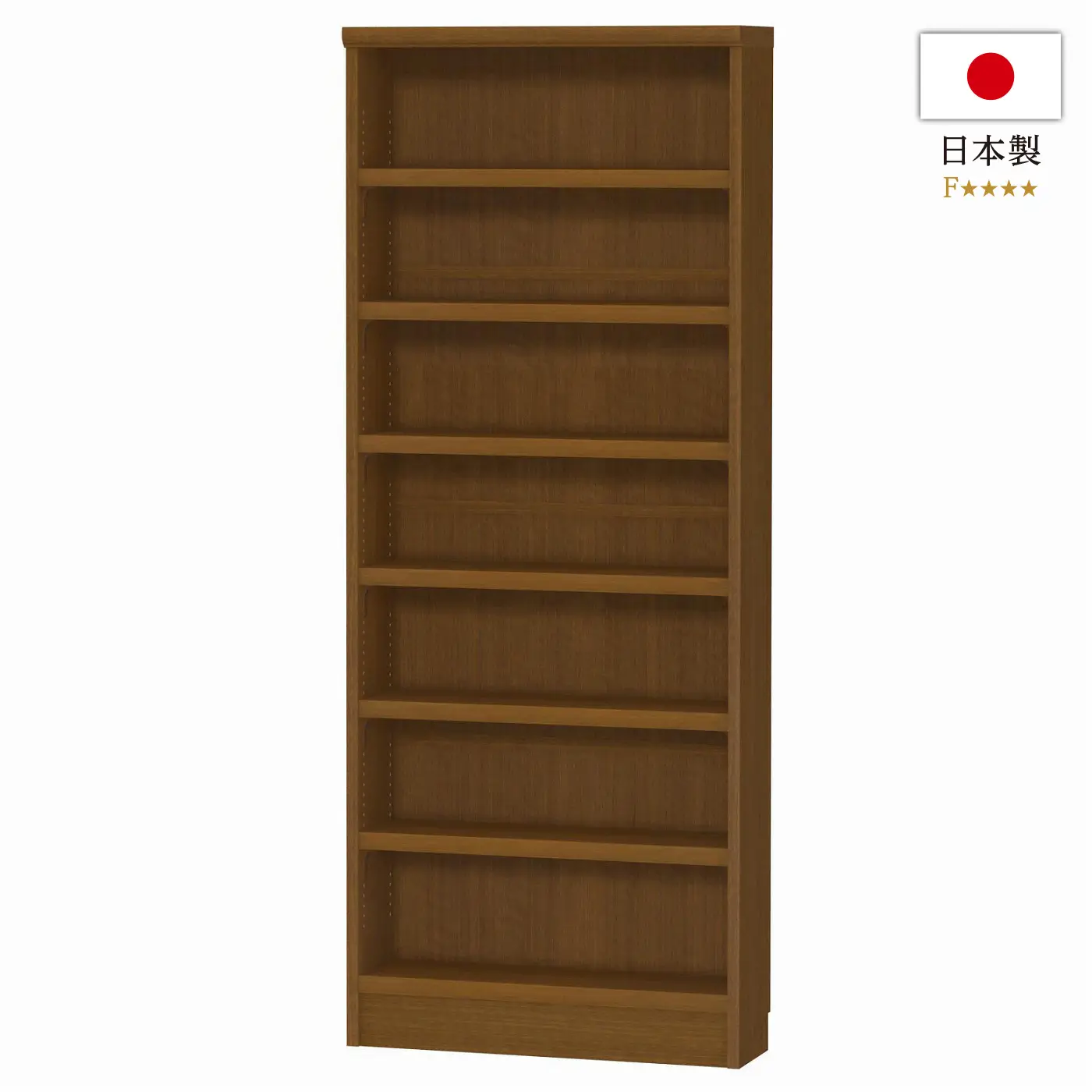 純国産レコードラック 3BOX ブラウン/レコードラック｜CD・レコード