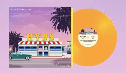 MAKING STEAK (2025 ORANGE VINYL)/HYBS/ハイブス/タイ出身の新世代R&B