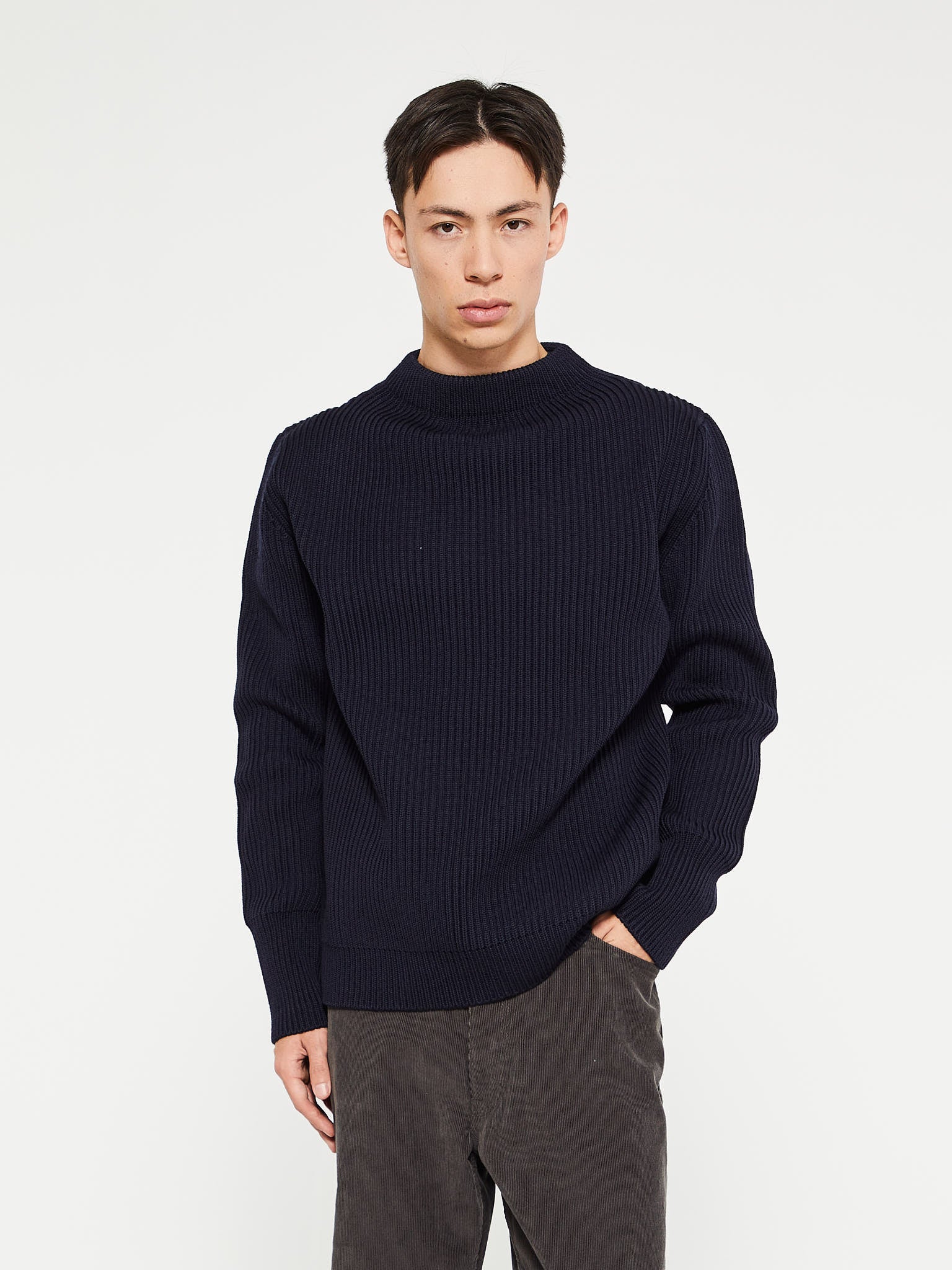 Andersen-Andersen - Navy Crewneck in Navy – Stoy