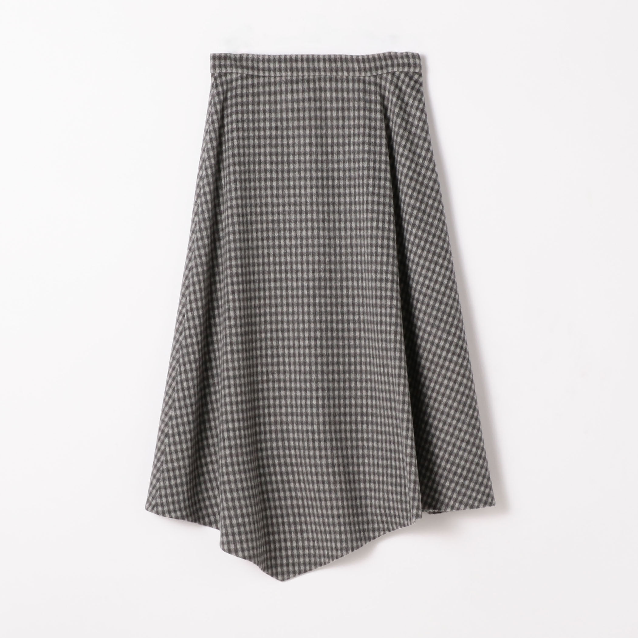 ウールビーバー アシンメトリーサーキュラースカート