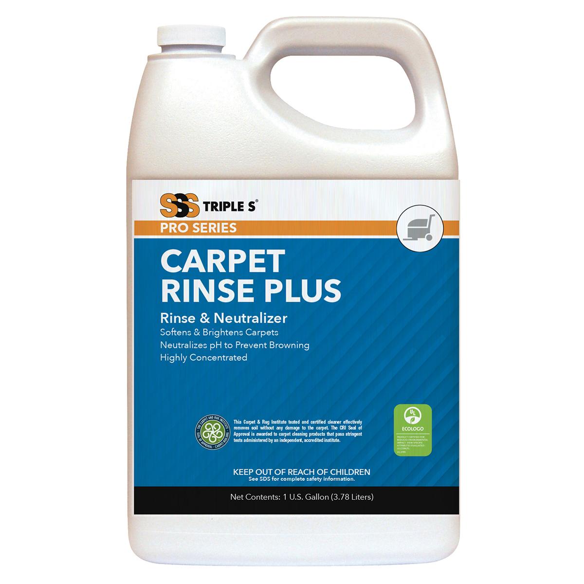 SSS Carpet Rinse Plus Rinse and Neutralizer, 1 gal., 4/cs | Triple S