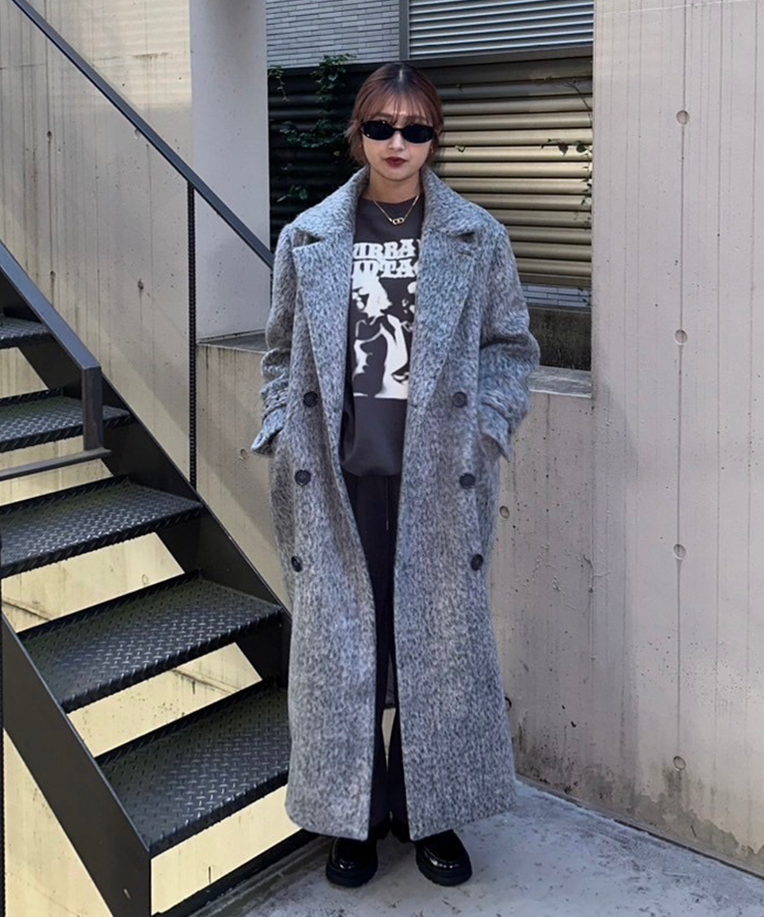 美品 2022年ロイスクレヨン チェック柄ファー別襟 素敵なデザイン