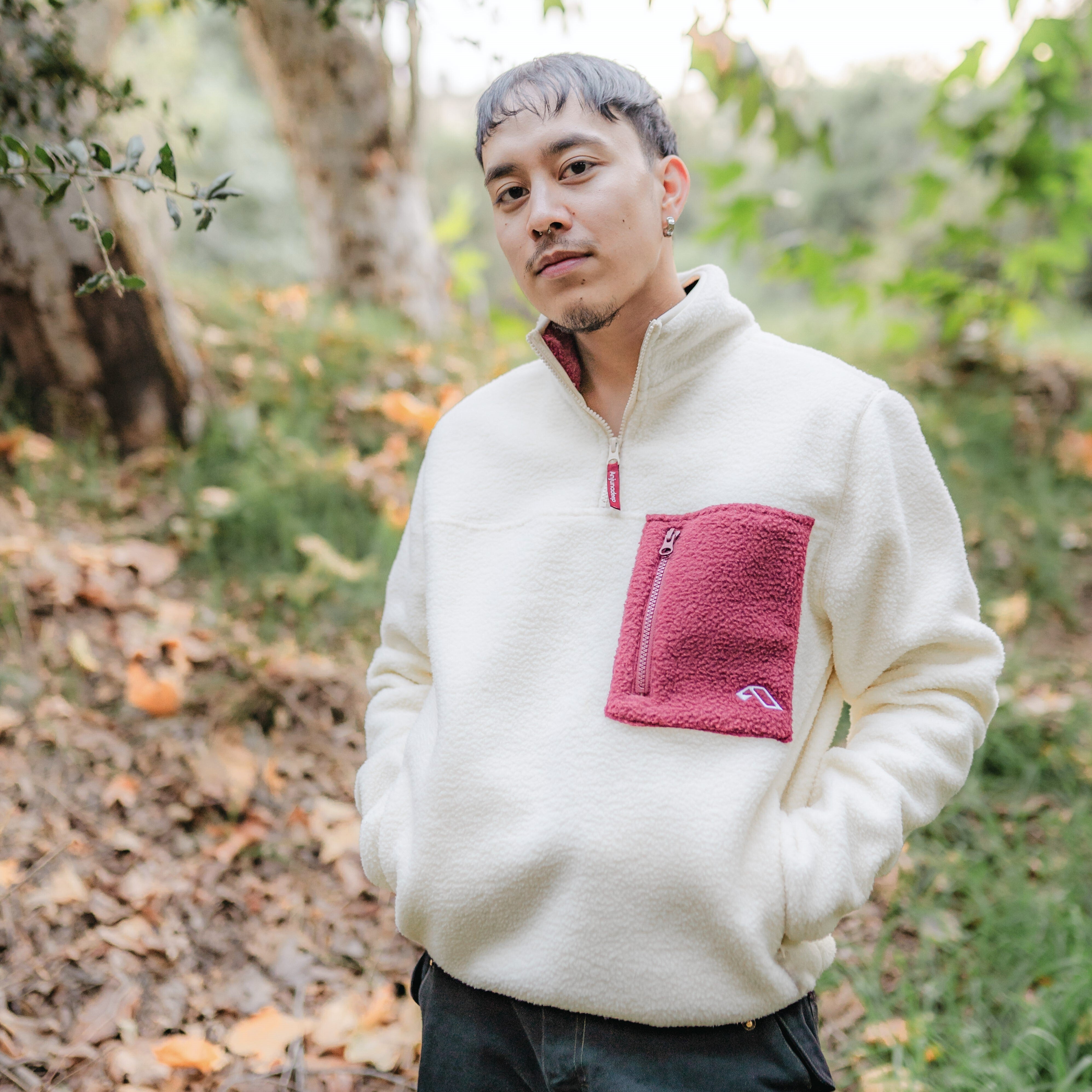 Anjunadeep Quarter-zip Sherpa Fleece – Anjunastore