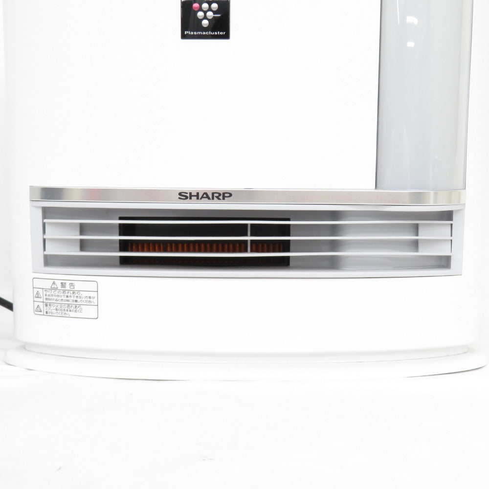 SHARP (シャープ) 加湿セラミックファンヒーター ホワイト プラズマ