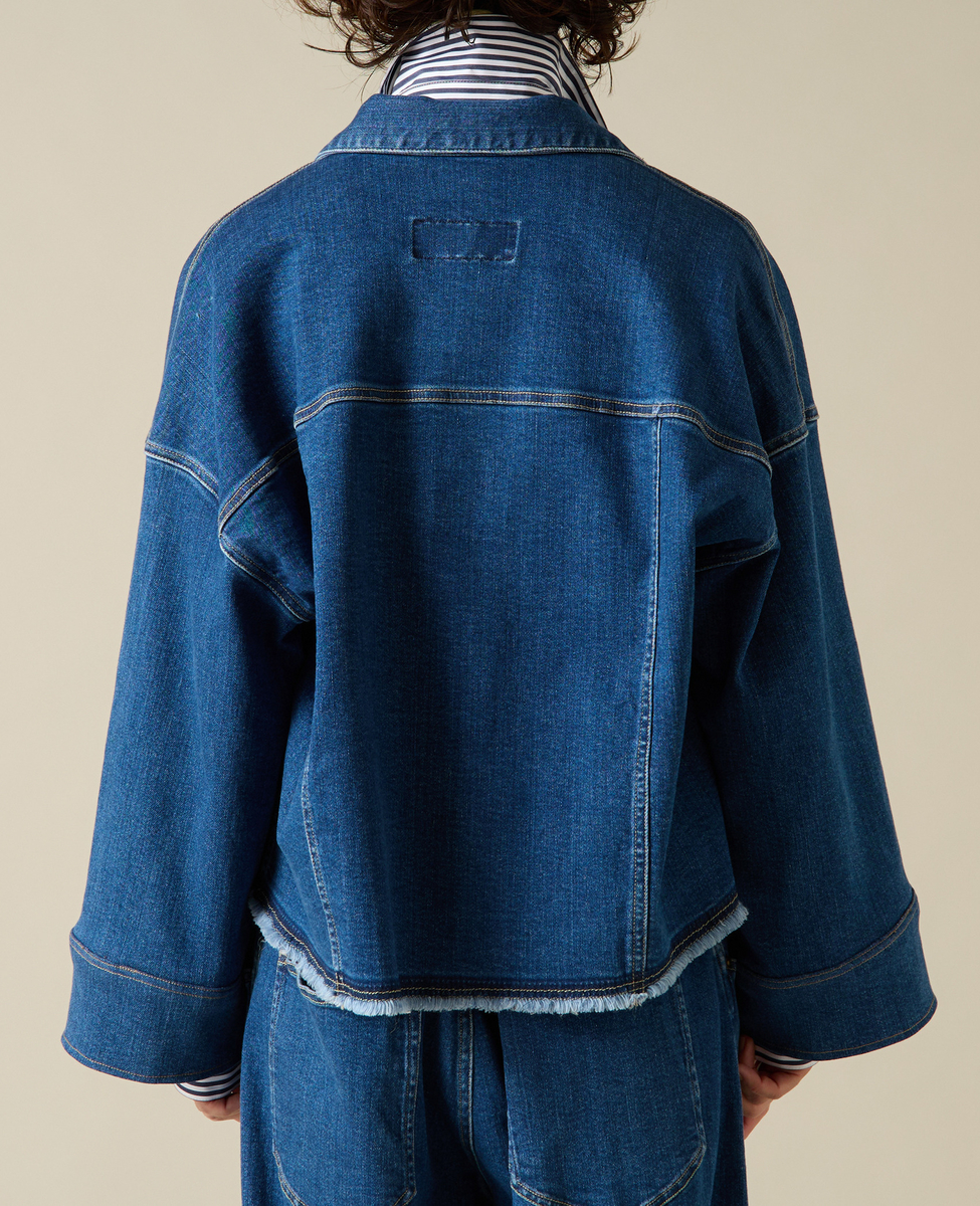 クロップドデニムジャケット｜Liesse（リエス）｜商品詳細｜メルローズ