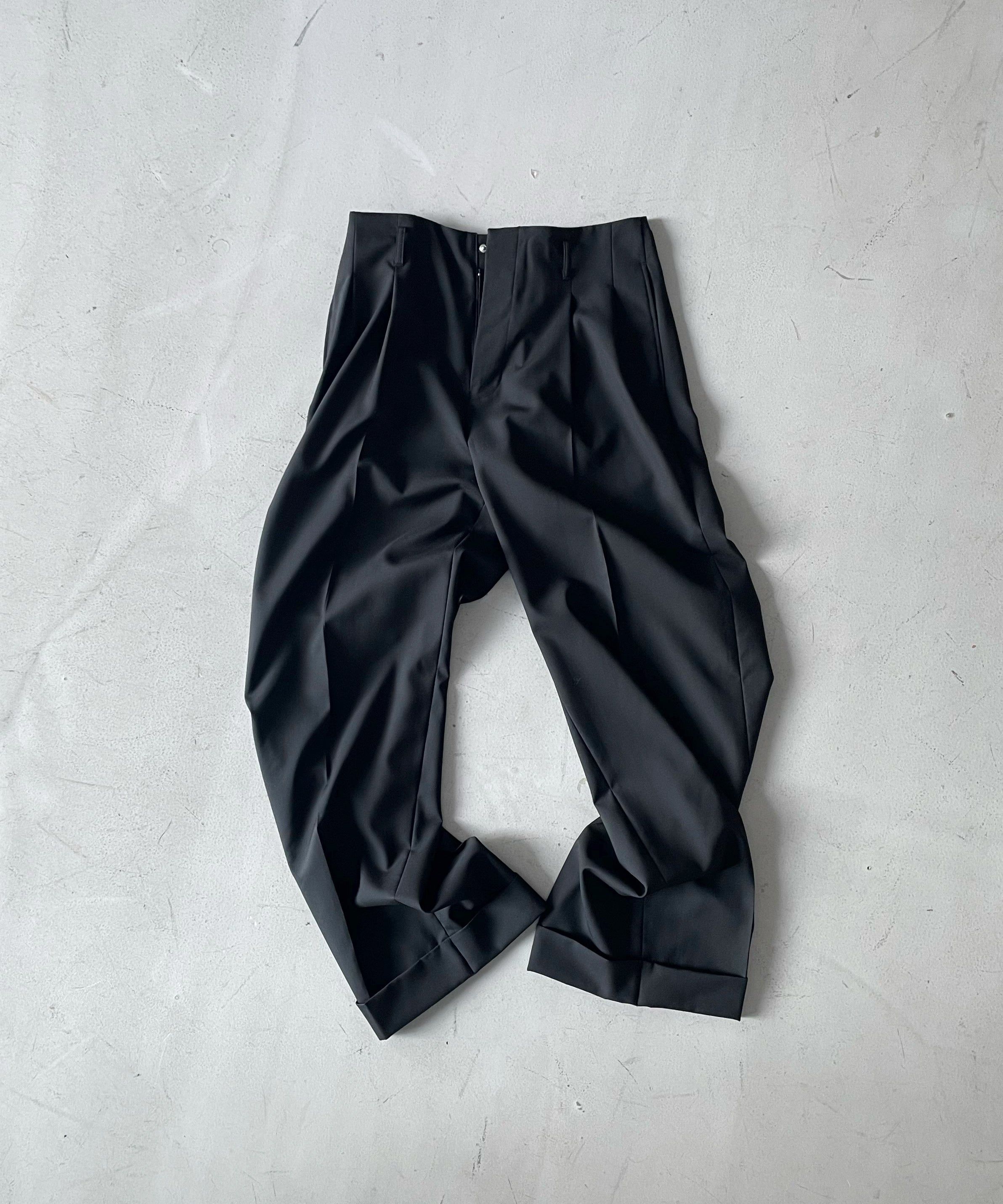 KAIKO【カイコー】wool wide slacks 