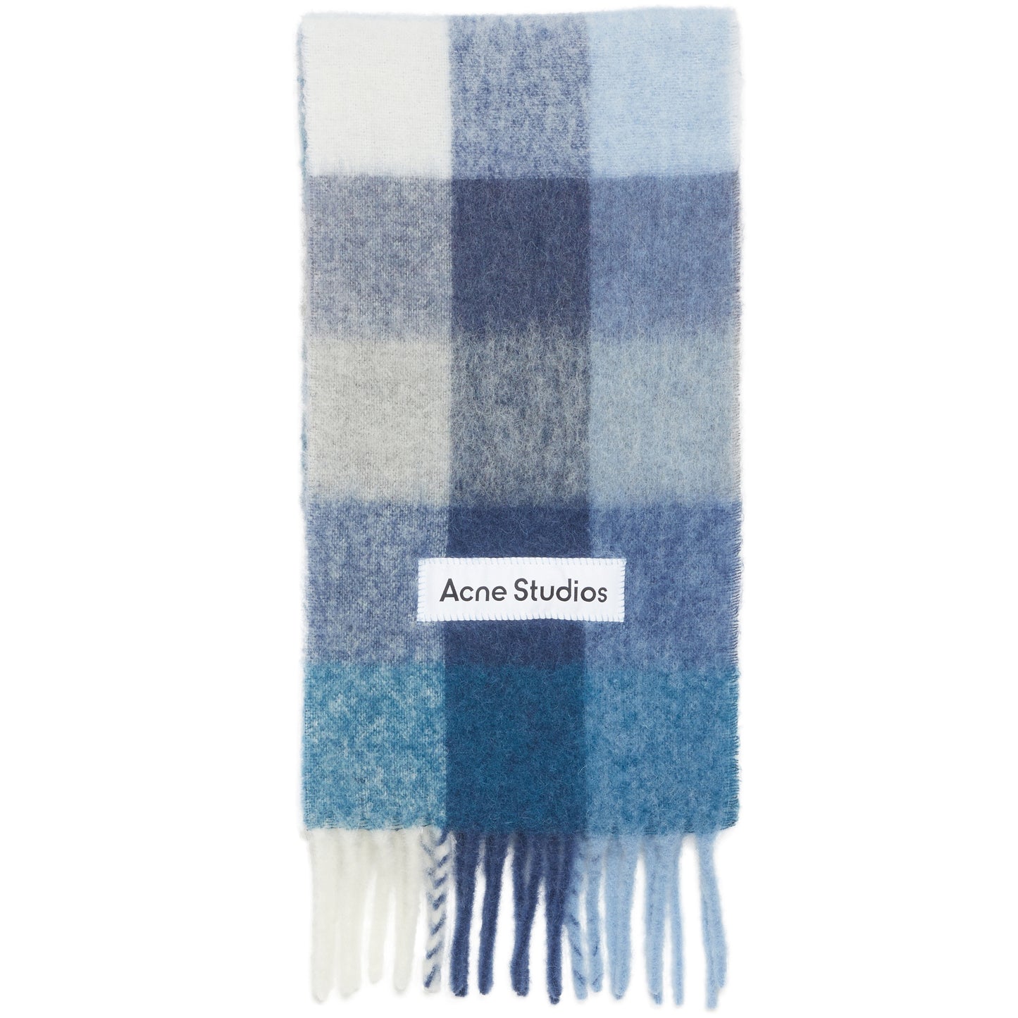 MOHAIR CHECKED SCARF – OBLIGE